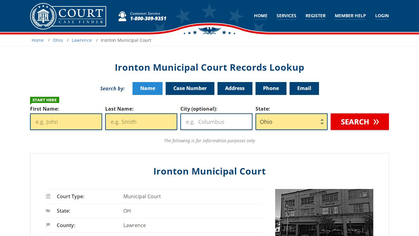 Ironton Municipal Court Records | Ironton, Lawrence County, OH Court ...